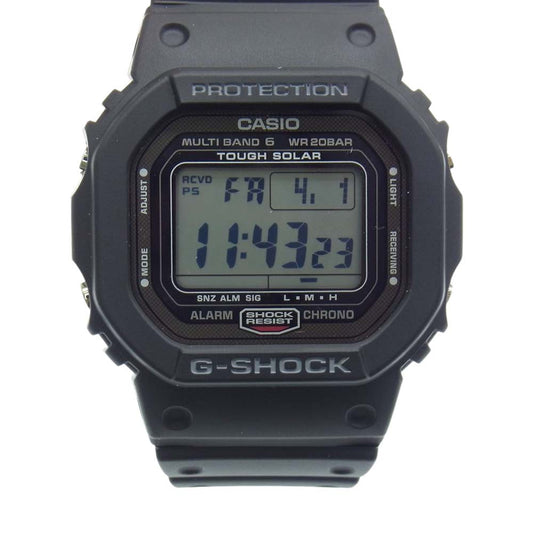 G-SHOCK ジーショック 社名ネーム入り GW-5000U スクリューバック ブラック系【極上美品】【中古】