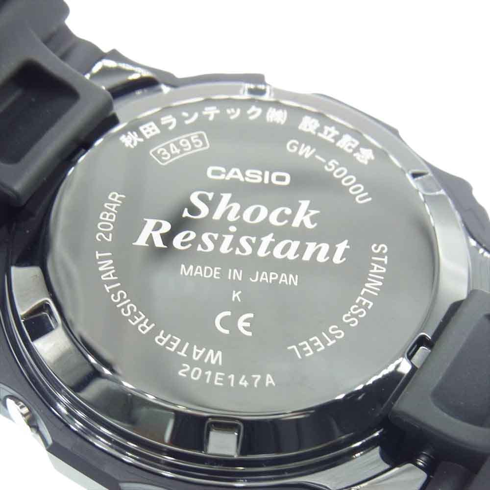 G-SHOCK ジーショック 社名ネーム入り GW-5000U スクリューバック ブラック系【極上美品】【中古】