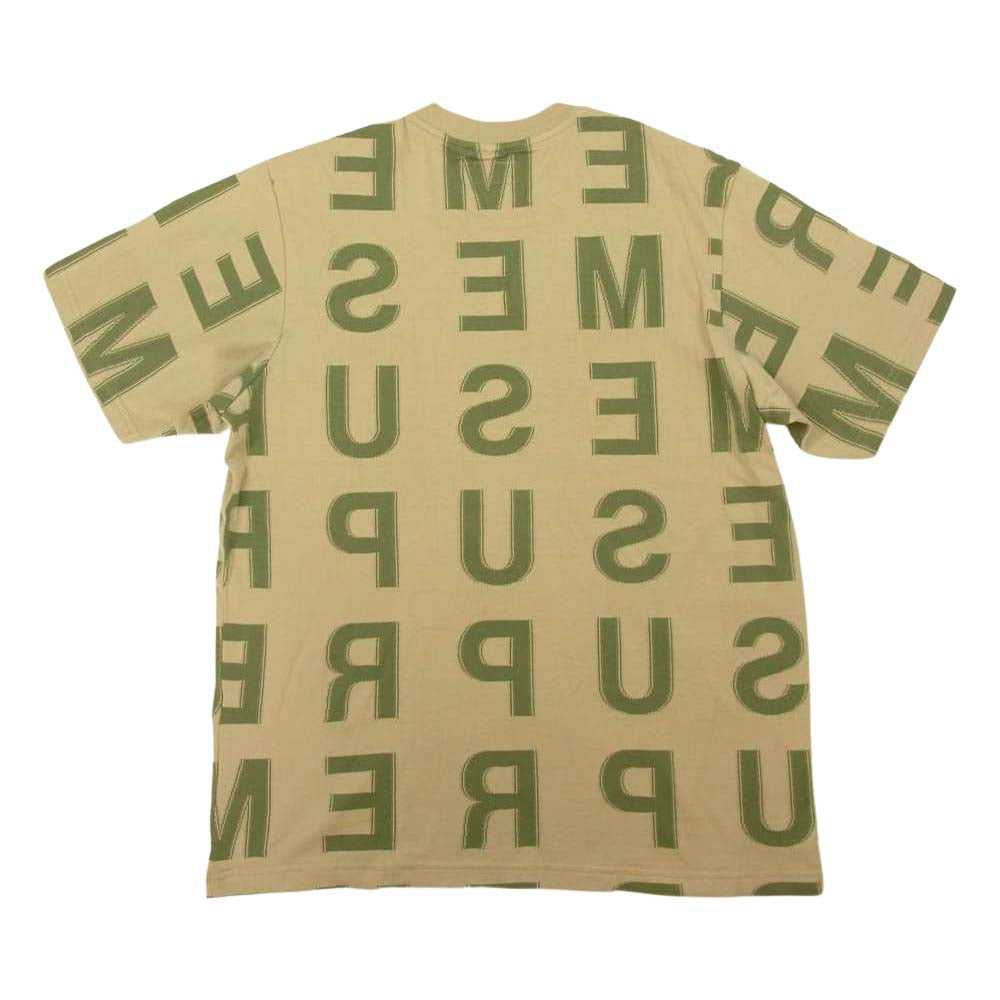 Supreme シュプリーム 21SS Intarsia S/S Top インターシャ 半袖Tシャツ ベージュ系 S【新古品】【未使用】【中古】