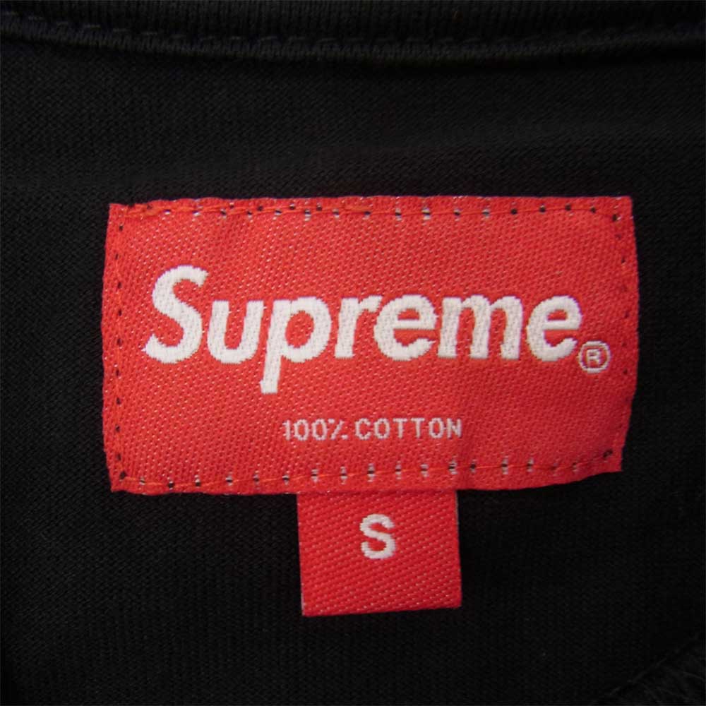 Supreme シュプリーム 21SS Signature Label S/S Top シグネチャー レーベル 半袖Tシャツ ブラック系 S【新古品】【未使用】【中古】