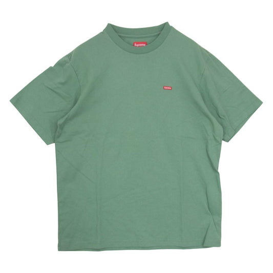 Supreme シュプリーム 21SS Small Box Logo Tee スモールボックス  ロゴ 半袖Tシャツ カーキ カーキ系 S【新古品】【未使用】【中古】