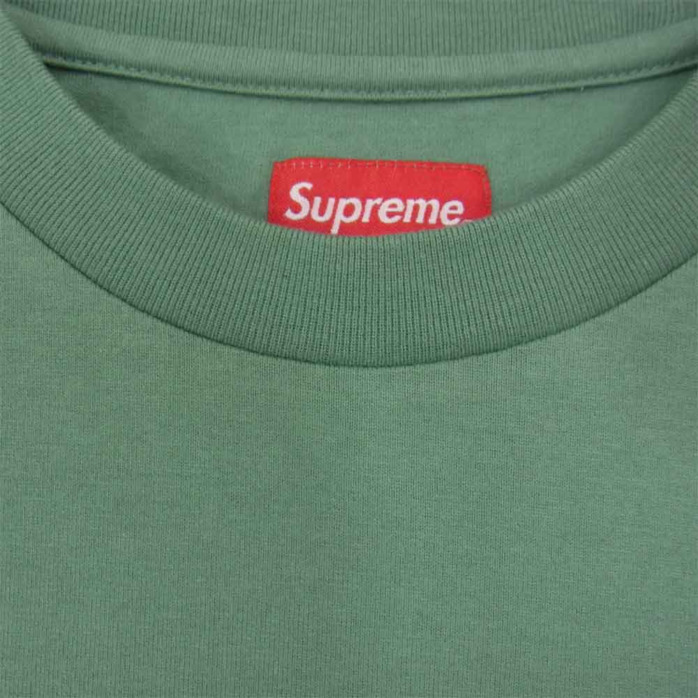 Supreme シュプリーム 21SS Small Box Logo Tee スモールボックス  ロゴ 半袖Tシャツ カーキ カーキ系 S【新古品】【未使用】【中古】