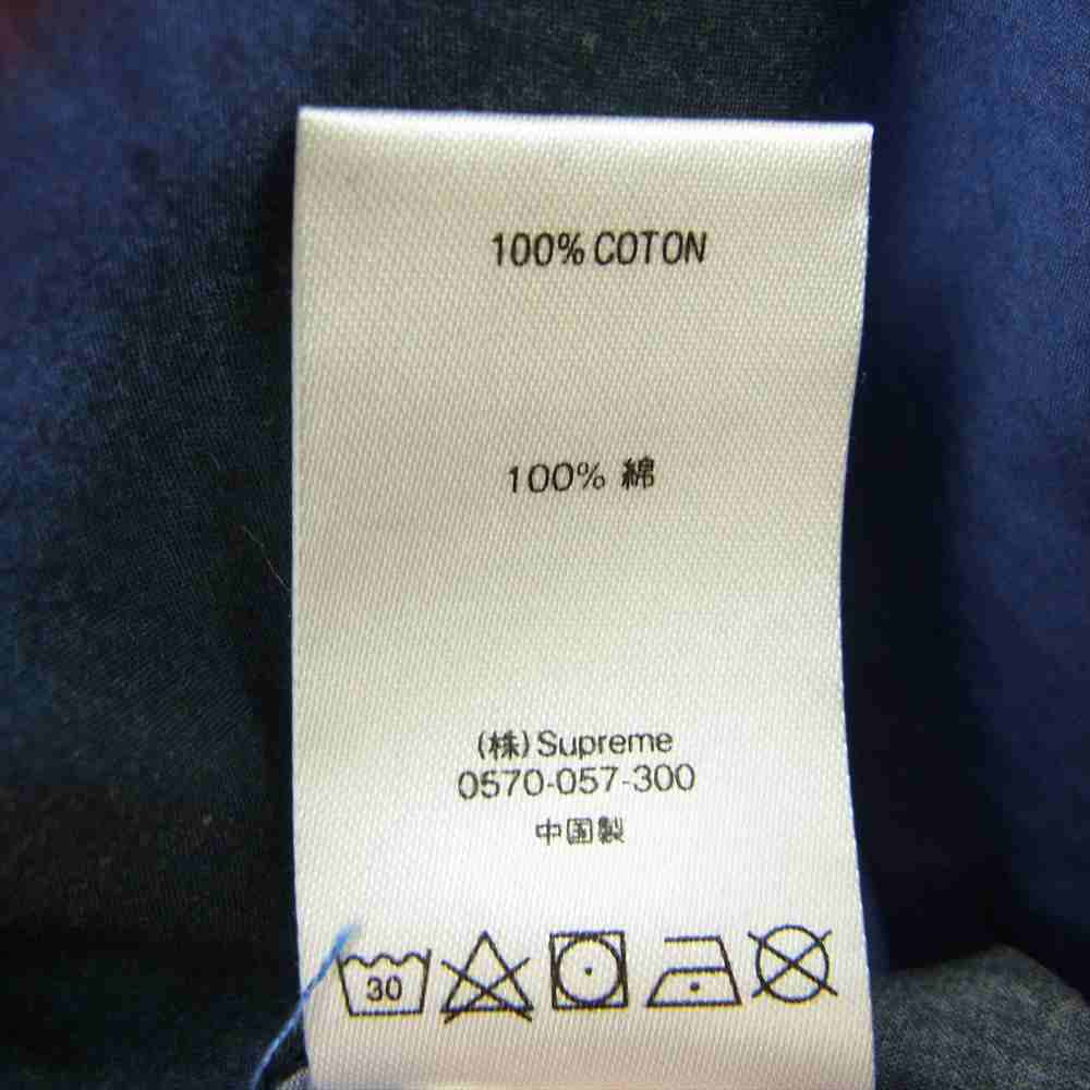Supreme シュプリーム 21SS Spray Tartan Shirt スプレータータン 長袖シャツ ブルー系 M【新古品】【未使用】【中古】