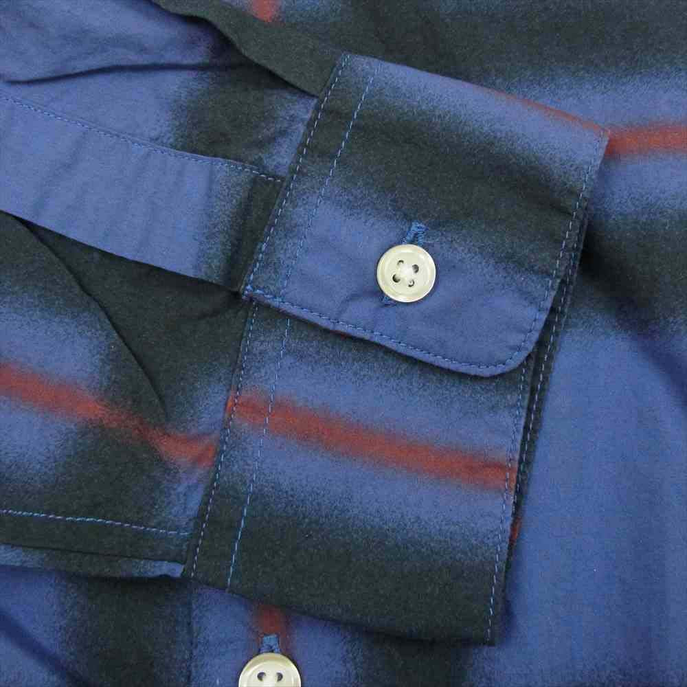 Supreme シュプリーム 21SS Spray Tartan Shirt スプレータータン 長袖シャツ ブルー系 M【新古品】【未使用】【中古】