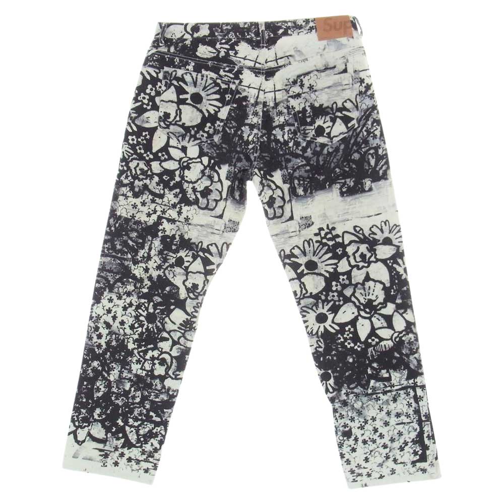 Supreme シュプリーム 21FW Christopher Wool Regular Jean クリストファー ウール レギュラー ジーンズ パンツ ブラック系 ホワイト系 34【中古】
