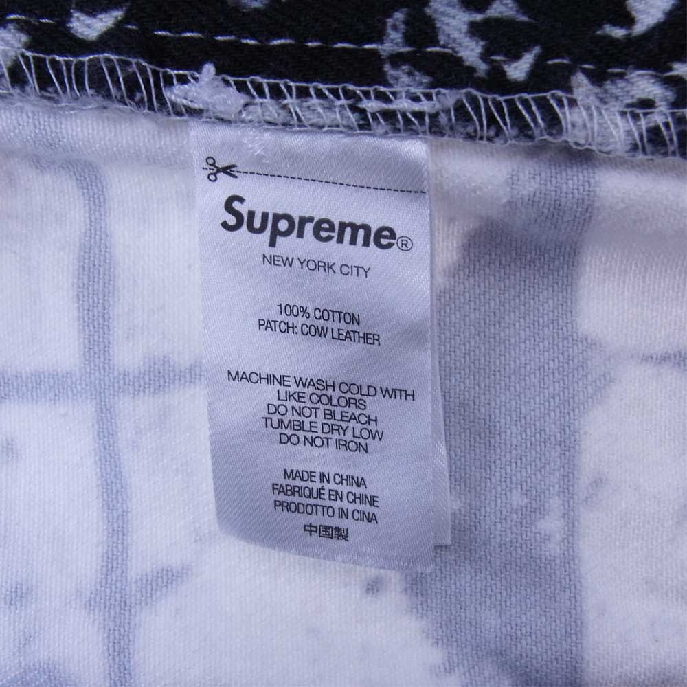 Supreme シュプリーム 21FW Christopher Wool Regular Jean クリストファー ウール レギュラー ジーンズ パンツ ブラック系 ホワイト系 34【中古】