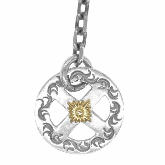 ARIZONA FREEDOM アリゾナフリーダム 太陽神 唐草 ホイールネックレス シルバー系【中古】