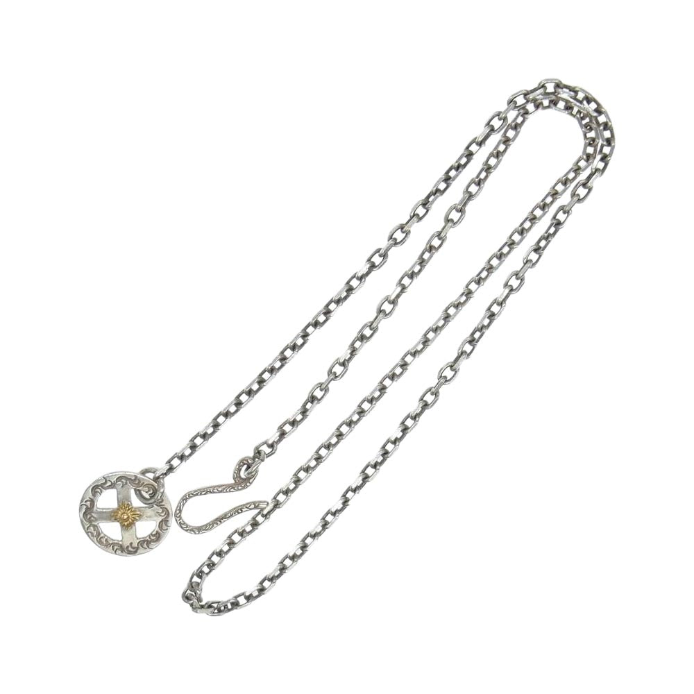 ARIZONA FREEDOM アリゾナフリーダム 太陽神 唐草 ホイールネックレス シルバー系【中古】