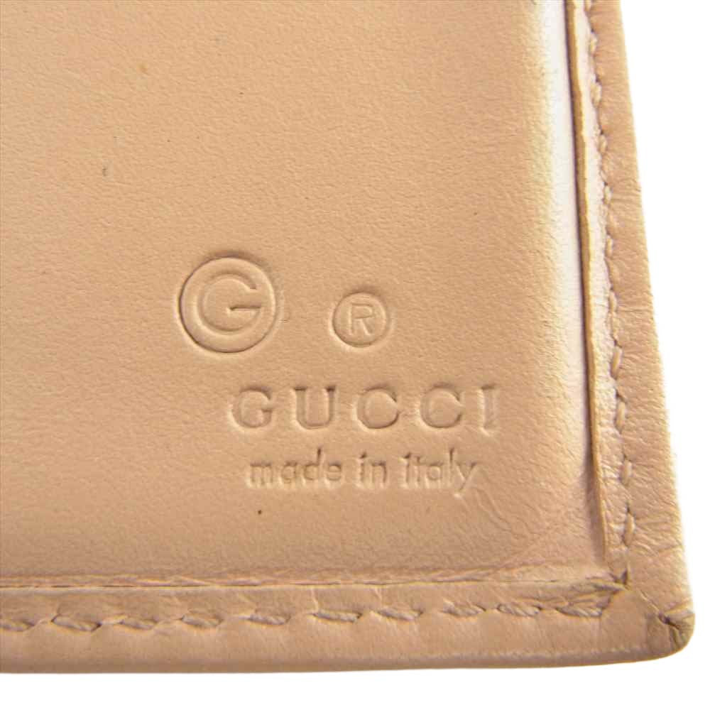 GUCCI グッチ GG キャンバス 三つ折り 長財布 ベージュ系【中古】