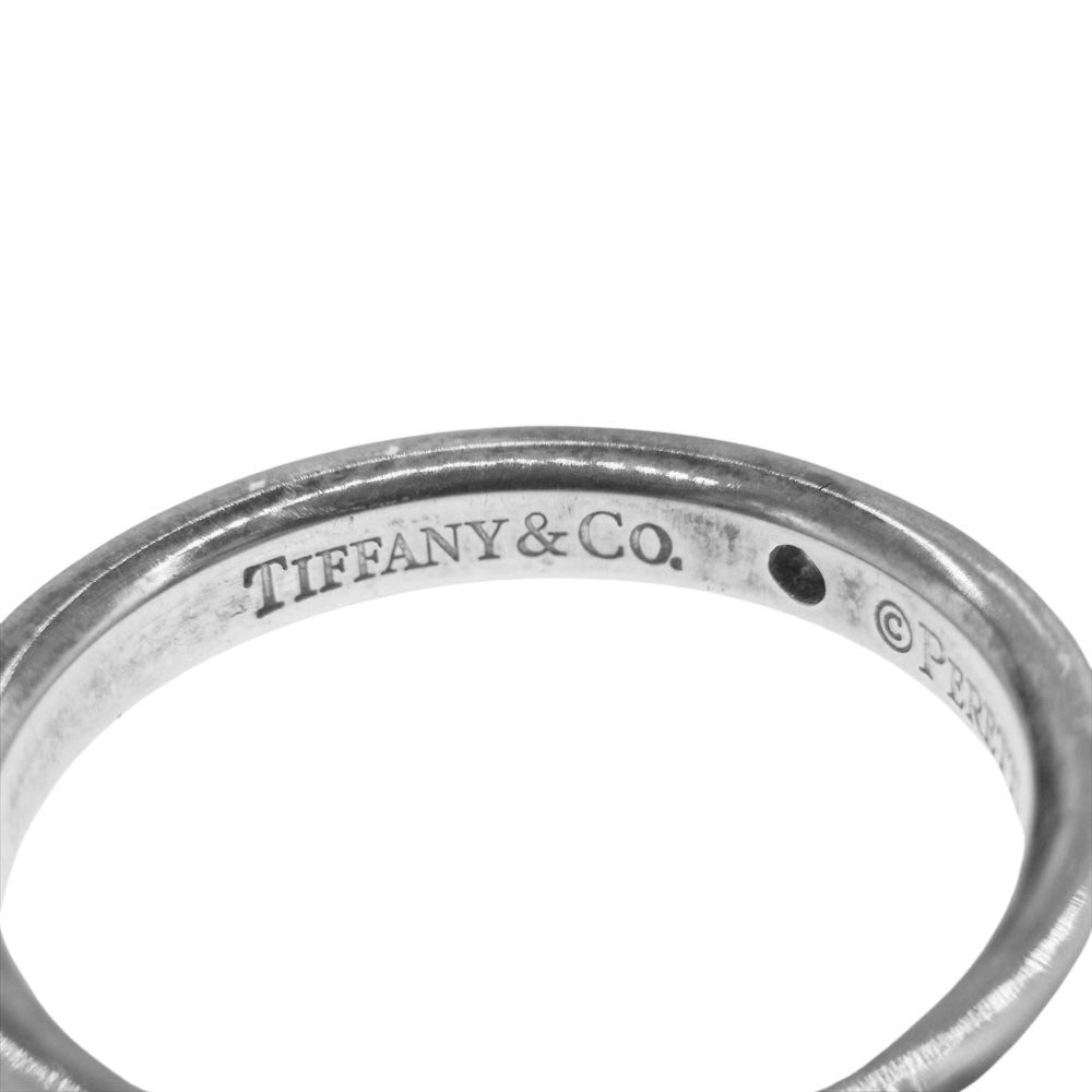 TIFFANY&Co. ティファニー 1P ルビー スタッキング バンド リング シルバー系【中古】