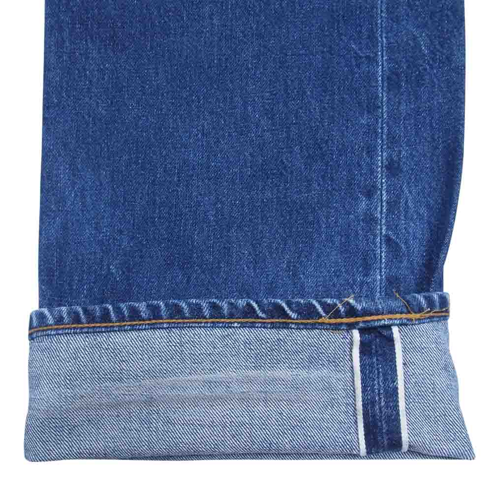 Levi's リーバイス 201XX ボタン裏刻印555 カンヌキ 隠しリベット BIGE シンチバック ボタンフライ デニム パンツ インディゴブルー系 32【中古】