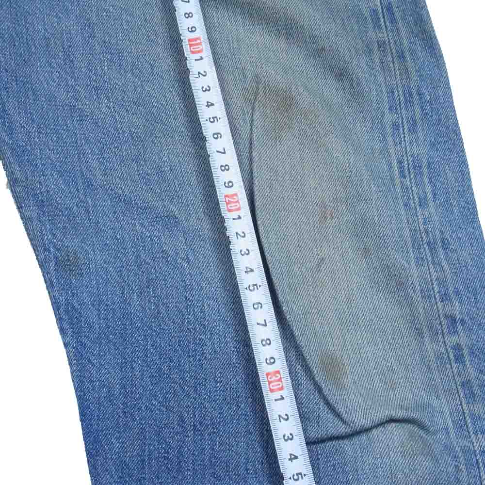Levi's リーバイス ヴィンテージ オリジナル 501 66前期 ボタン裏刻印6 アルミリベット カンヌキ  デニム パンツ ブルー系【中古】