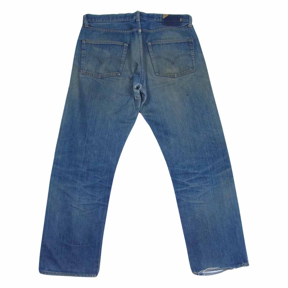 Levi's リーバイス ヴィンテージ オリジナル 501 66前期 ボタン裏刻印6 アルミリベット カンヌキ  股リペア デニム パンツ インディゴブルー系【中古】