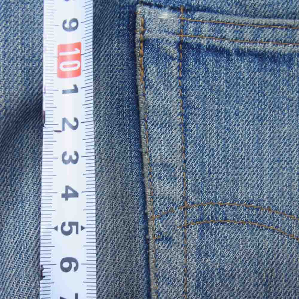 Levi's リーバイス ヴィンテージ オリジナル 501 66前期 ボタン裏刻印6 アルミリベット カンヌキ  股リペア デニム パンツ インディゴブルー系【中古】