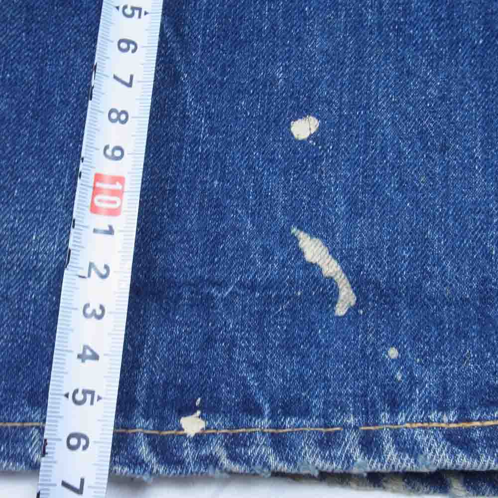 Levi's リーバイス ヴィンテージ オリジナル 501 66前期 ボタン裏刻印2 スモールe アルミリベット カンヌキ 501 デニム パンツ インディゴブルー系 30【中古】