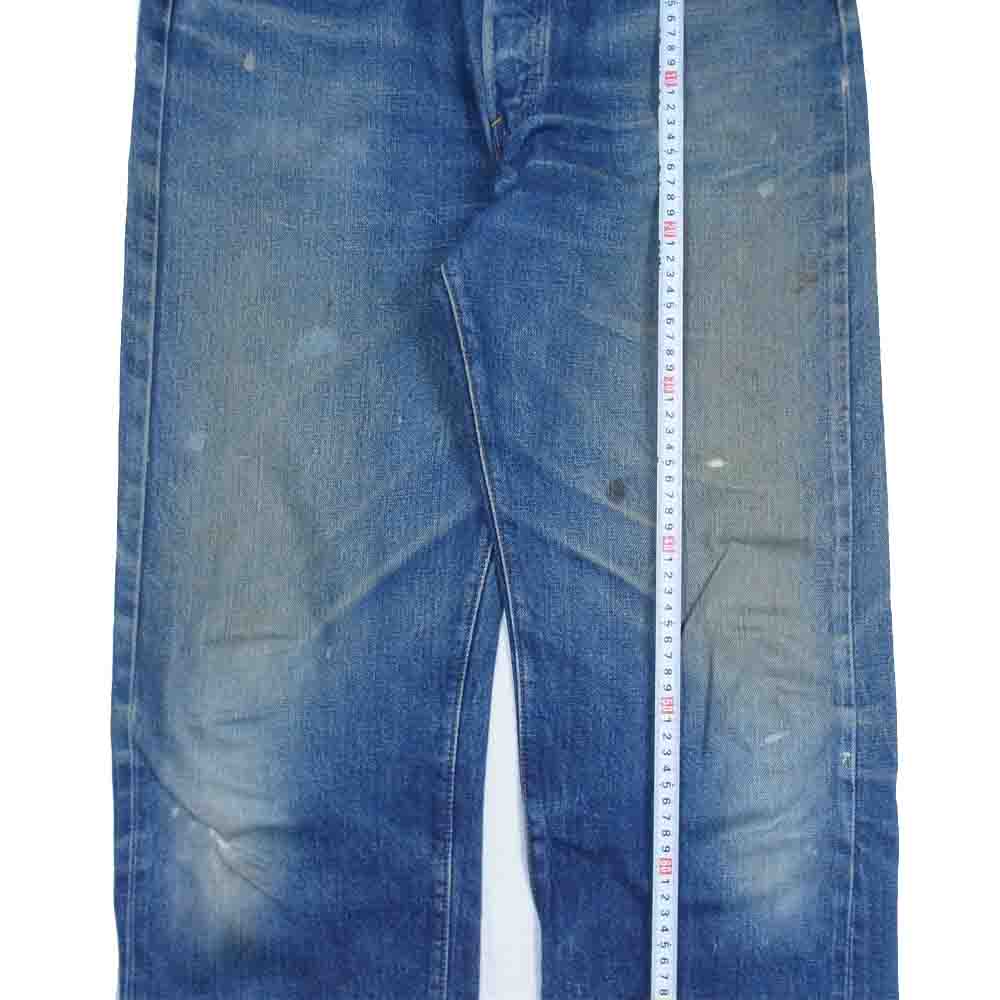 Levi's リーバイス ヴィンテージ オリジナル 501 66前期 ボタン裏刻印2 スモールe アルミリベット カンヌキ 501 デニム パンツ インディゴブルー系 30【中古】