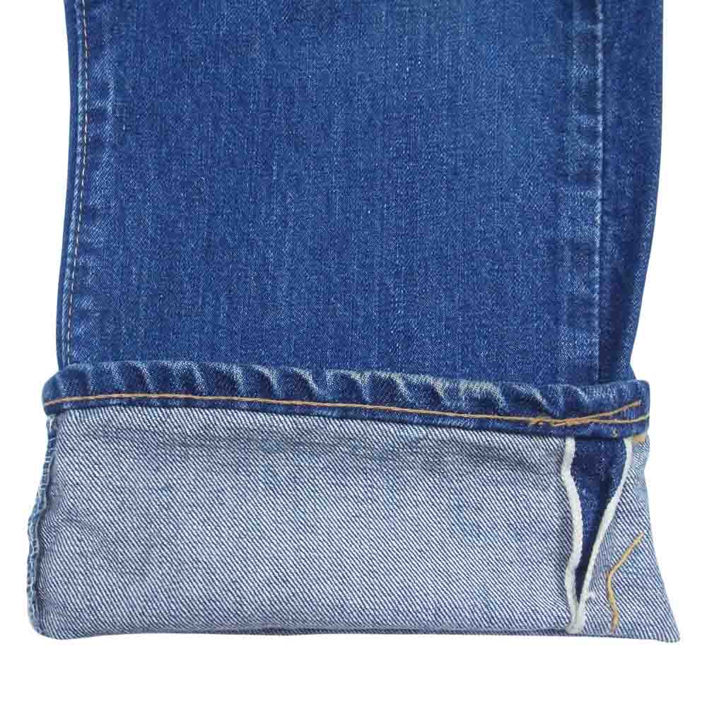 Levi's リーバイス ヴィンテージ オリジナル 両面BIGE カンヌキ Vステッチ バックポケット裏シングルステッチ デニム パンツ インディゴブルー系 34【中古】