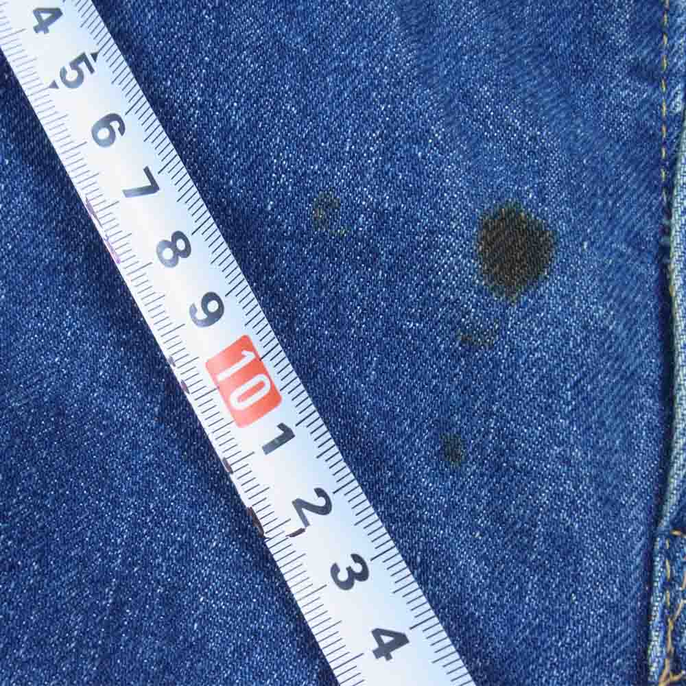 Levi's リーバイス ヴィンテージ オリジナル 両面BIGE カンヌキ Vステッチ バックポケット裏シングルステッチ デニム パンツ インディゴブルー系 34【中古】