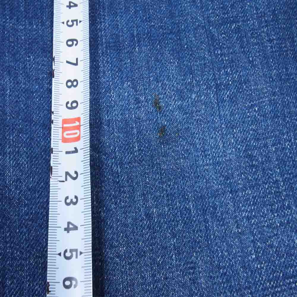 Levi's リーバイス ヴィンテージ オリジナル 両面BIGE カンヌキ Vステッチ バックポケット裏シングルステッチ デニム パンツ インディゴブルー系 34【中古】