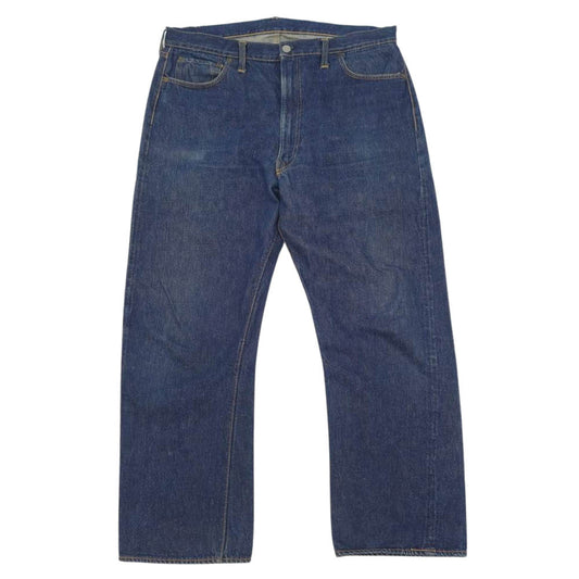 Levi's リーバイス ヴィンテージ オリジナル 501ZXX ボタン裏刻印ツープロング Vステッチ 銅製リベット バックポケット裏シングルステッチ デニム パンツ インディゴブルー系【中古】