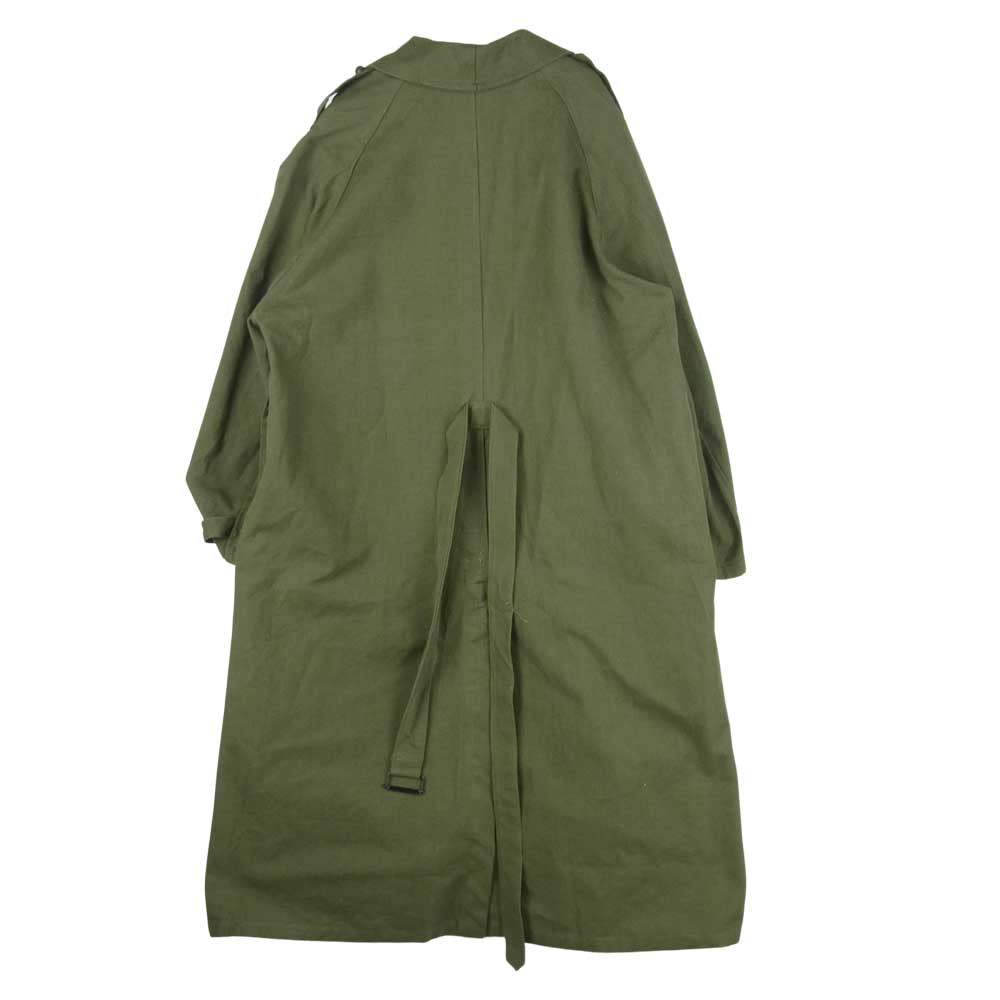 フランス軍 デッドストック ヴィンテージ M-35 モーター サイクル コート カーキ系【極上美品】【中古】