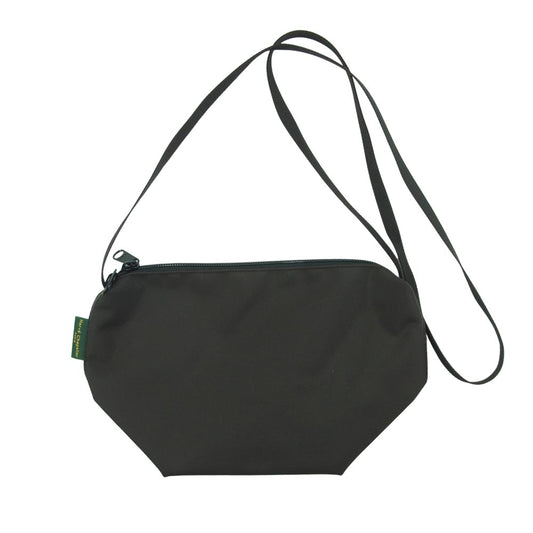 Herve Chapelier エルベ・シャプリエ 2885N 舟形 ナイロン ショルダー ポシェット バッグ モカ【新古品】【未使用】【中古】