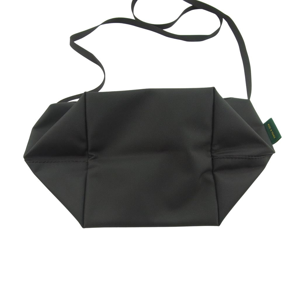 Herve Chapelier エルベ・シャプリエ 2885N 舟形 ナイロン ショルダー ポシェット バッグ モカ【新古品】【未使用】【中古】