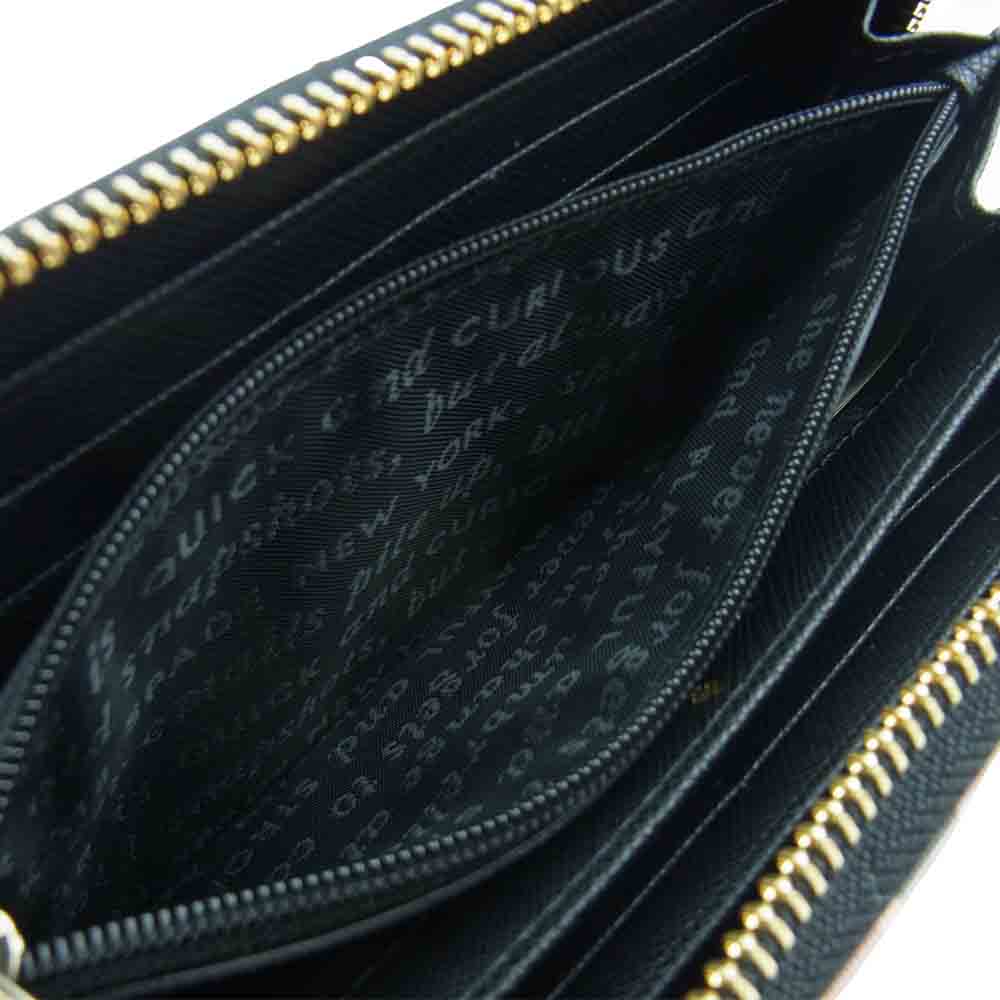 Kate Spade ケイトスペード シダー ストリート フローラル レイシー ウォレット 長財布 ピンク系 ブラック系【極上美品】【中古】