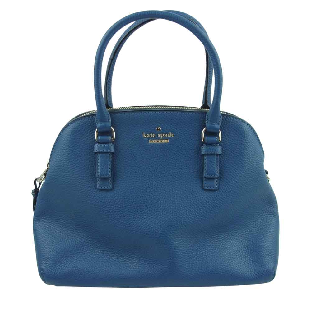 Kate Spade ケイトスペード 2WAY ショルダー ハンド バッグ 中国製 ブルー系【中古】