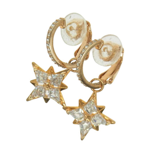 スワロフスキー シンボリック スター イヤリング ブロンズ【新古品】【未使用】【中古】