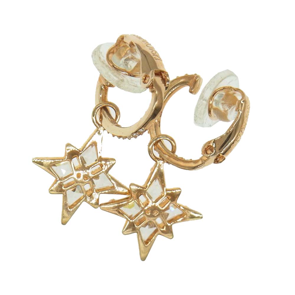 スワロフスキー シンボリック スター イヤリング ブロンズ【新古品】【未使用】【中古】