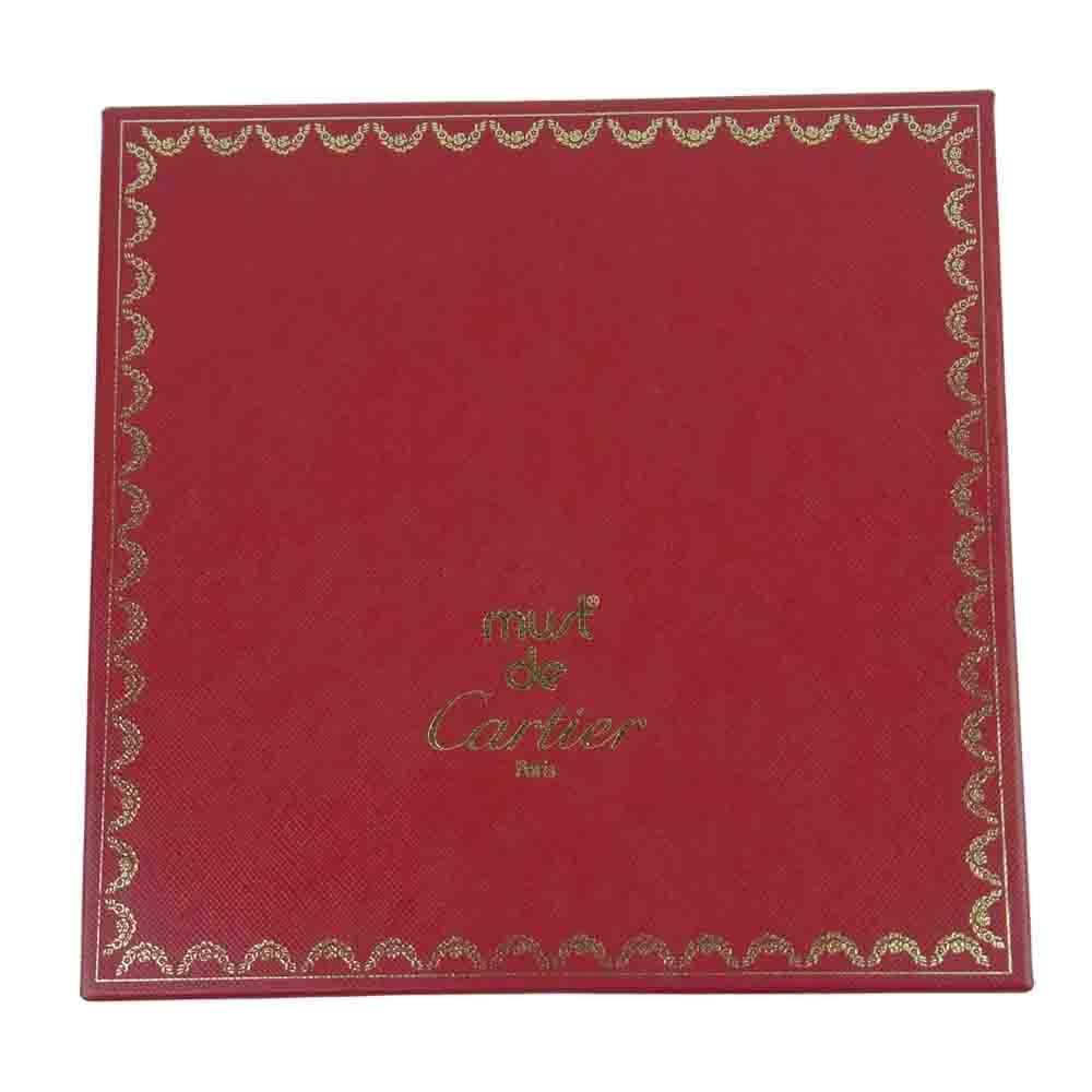 CARTIER カルティエ マストドゥ バックル式 ベルト スペイン製 グリーン系【中古】