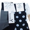 Yohji Yamamoto ヨウジヤマモト GroundY ドット柄 バイカラー ソックス 靴下 4足セット【新古品】【未使用】【中古】