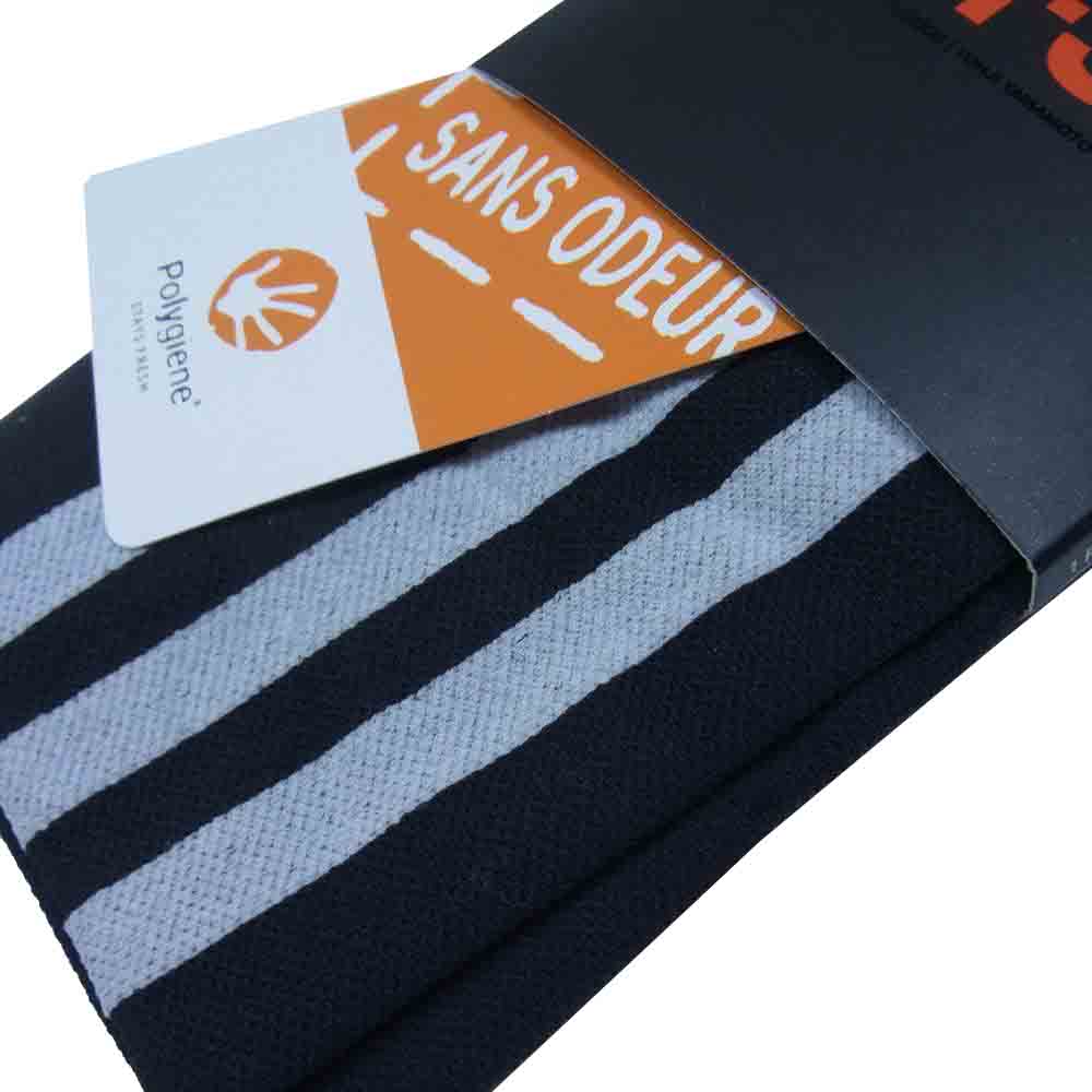 Yohji Yamamoto ヨウジヤマモト Y-3 ワイスリー TECH SOCK テック ロゴ ライン ソックス 靴下 2足セット 28-30【新古品】【未使用】【中古】