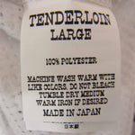 TENDERLOIN テンダーロイン MIX MESH JERSEY BS ボルネオスカル メッシュ L/S 長袖 Tシャツ ホワイト系 L【新古品】【未使用】【中古】