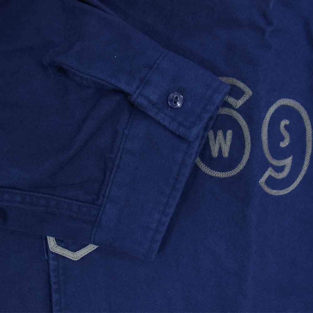 TENDERLOIN テンダーロイン BASEBALL SHT ベースボール 長袖 シャツ ネイビー系 L【極上美品】【中古】