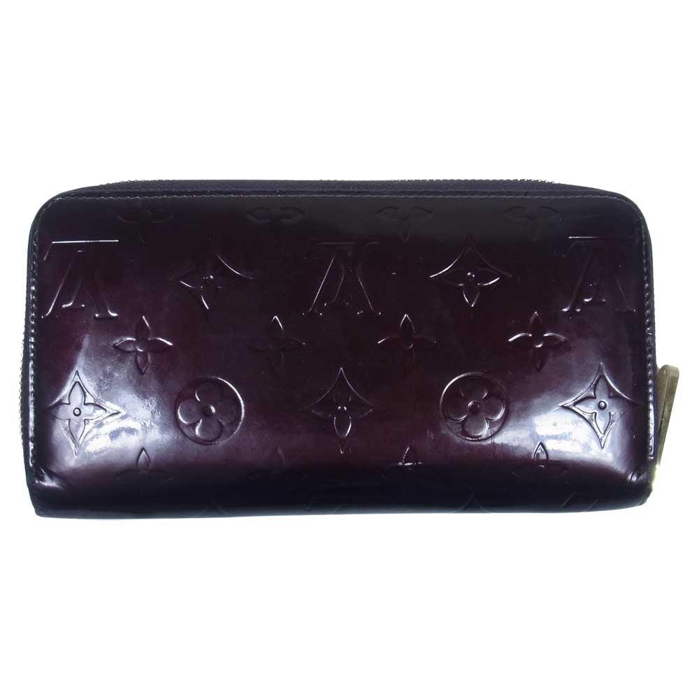 LOUIS VUITTON ルイ・ヴィトン M93522 モノグラム ヴェルニ ジッピーウォレット ワインレッド系【中古】
