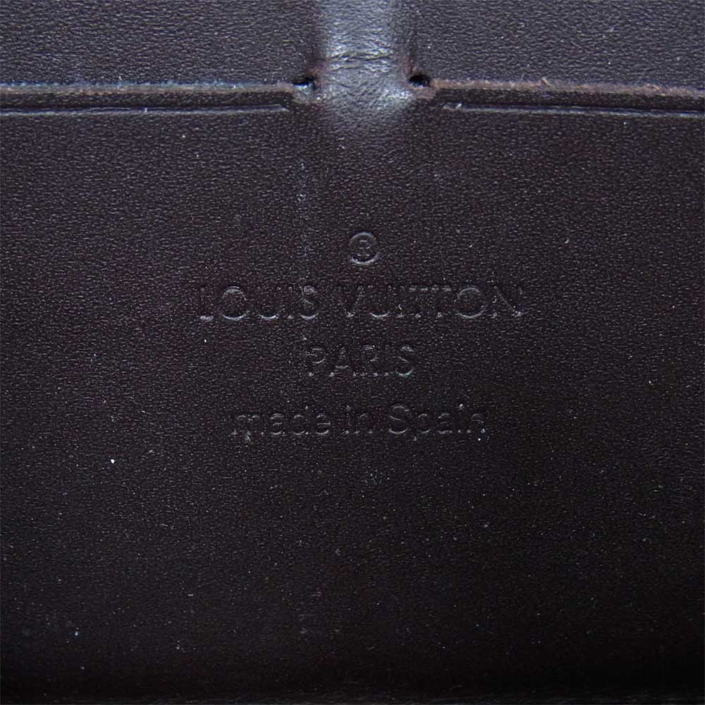LOUIS VUITTON ルイ・ヴィトン M93522 モノグラム ヴェルニ ジッピーウォレット ワインレッド系【中古】