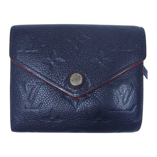 LOUIS VUITTON ルイ・ヴィトン M64577 モノグラム アンプラント ポルトフォイユ ヴィクトリーヌ ネイビー系【中古】