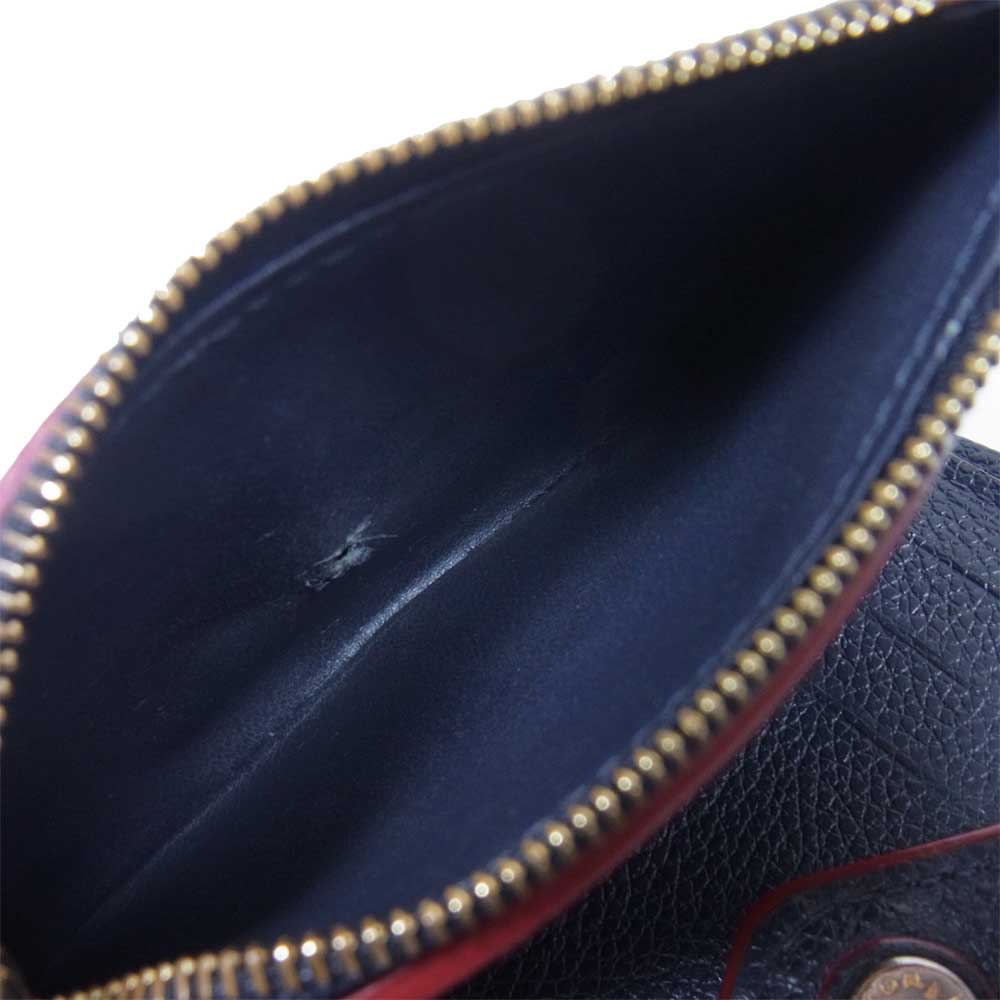 LOUIS VUITTON ルイ・ヴィトン M64577 モノグラム アンプラント ポルトフォイユ ヴィクトリーヌ ネイビー系【中古】
