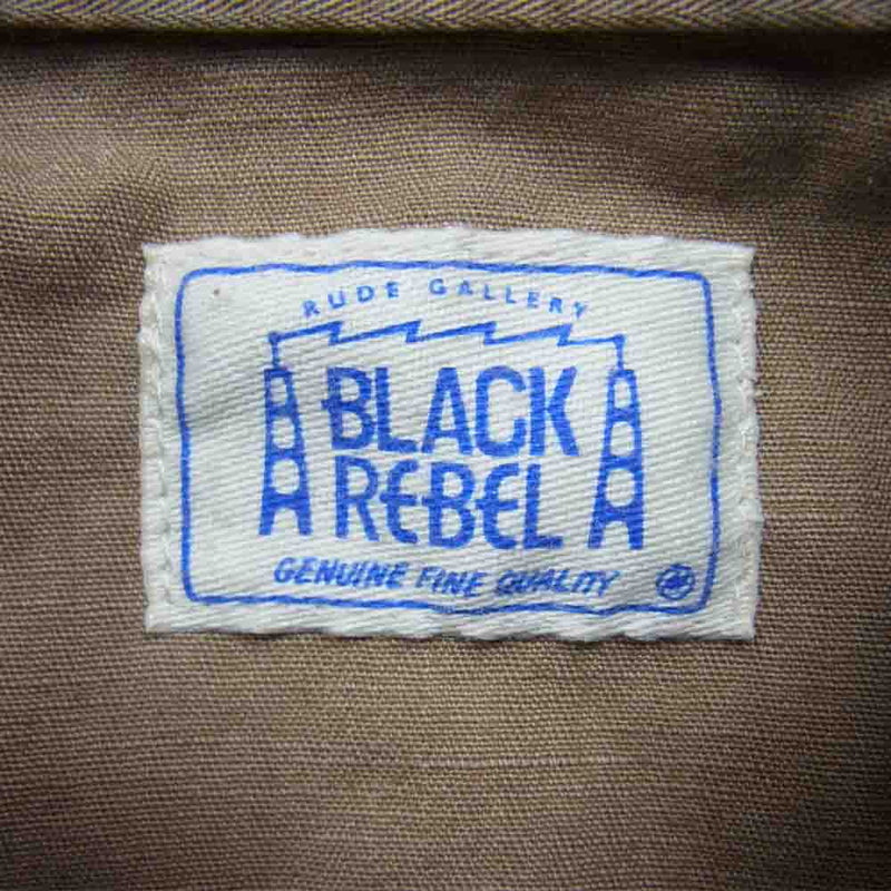 新品　RUDE GALLERY BLACK REBEL ミリタリーシャツ
