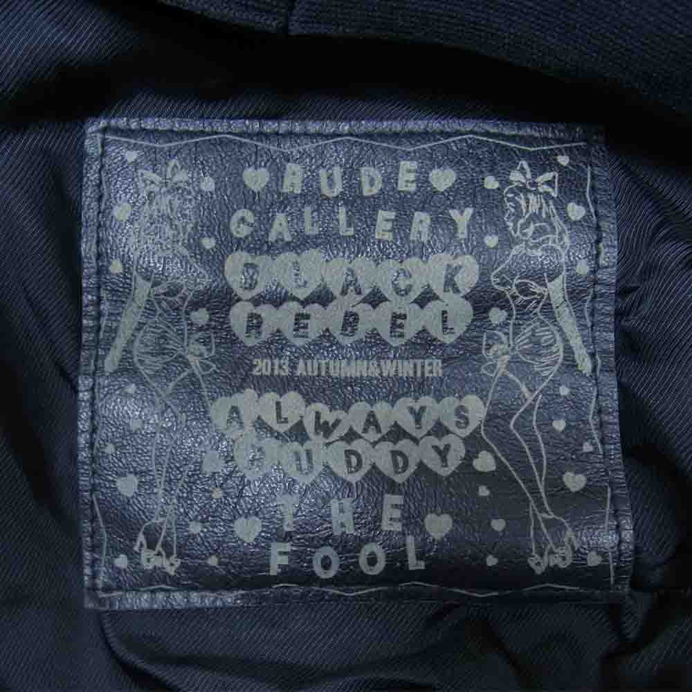RUDE GALLERY BLACK REBEL ルードギャラリーブラックレーベル WORK CAP ワーク キャップ インディゴブルー系【中古】