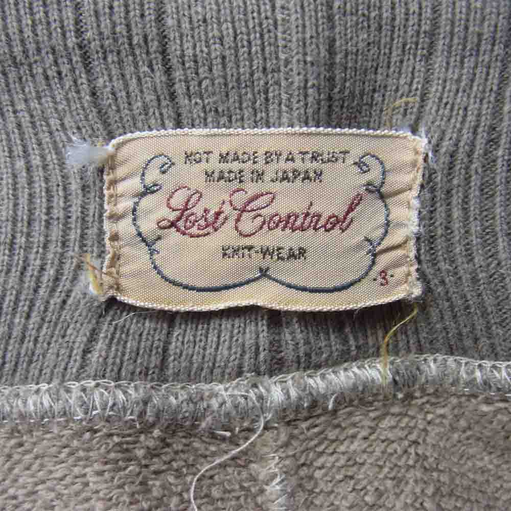 LOST CONTROL ロストコントロール スウェット パンツ ブラウン系 3【中古】