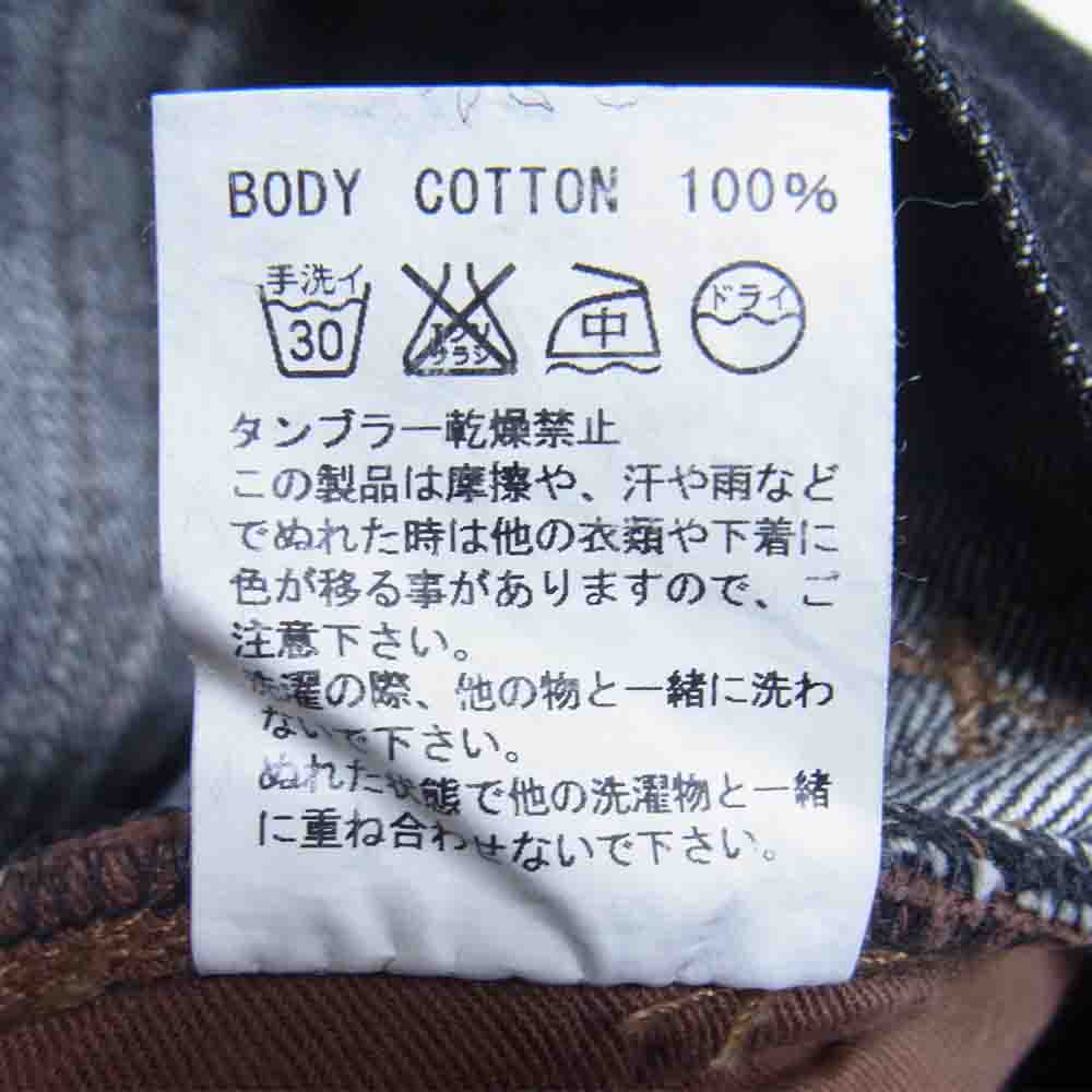 GERUGA ゲルガ ブラックデニム パンツ ブラック系 W30【中古】