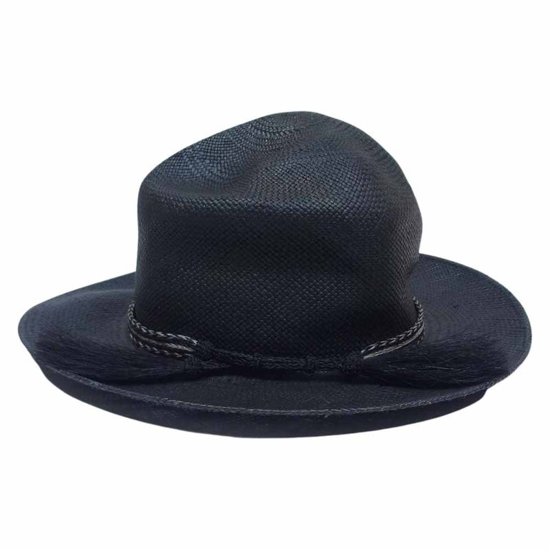 RUDE GALLERY BLACK REBEL ルードギャラリーブラックレーベル × STETSON ステットソン パナ マハット ブラック系 4【中古】