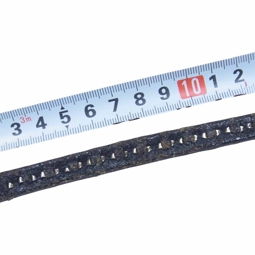 GAVIAL ガヴィル ウォレットチェーン レザー スタッズ 【中古】 GAVIAL ガヴィル レザー スタッズ ウォレットチェーン ブラック系