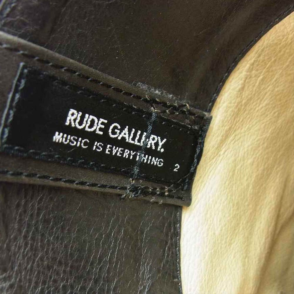 RUDE GALLERY ルードギャラリー WESTERN BOOTS ウエスタンブーツ ブラック系 26【中古】