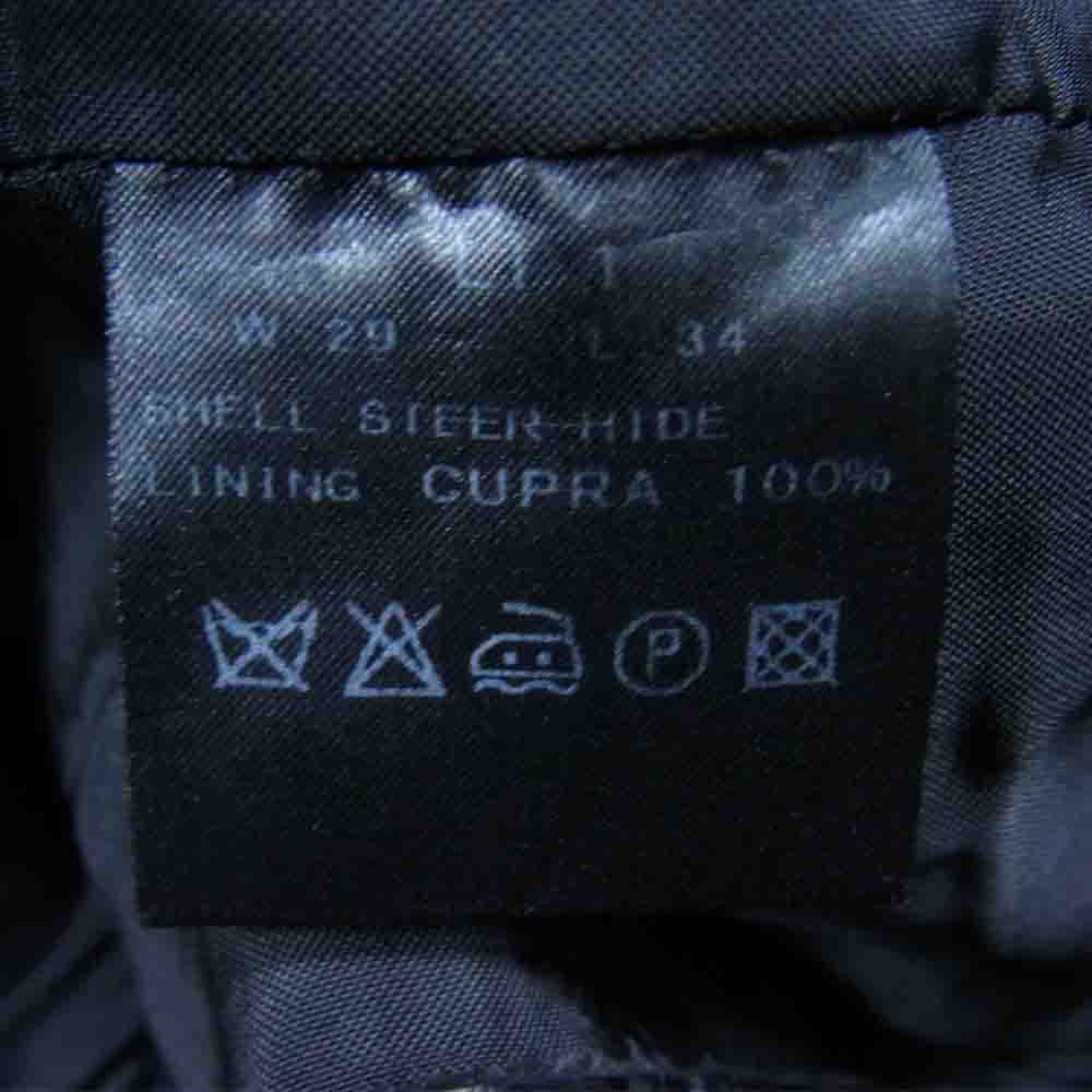 Celt&Cobra ケルト&コブラ レザー パンツ ブラック系 W29【中古】