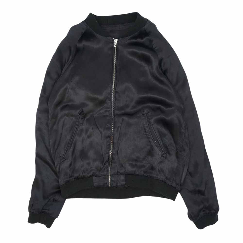 RUDE GALLERY ルードギャラリー リバーシブル スカジャン サテン ジャケット マリア ブラック系【中古】