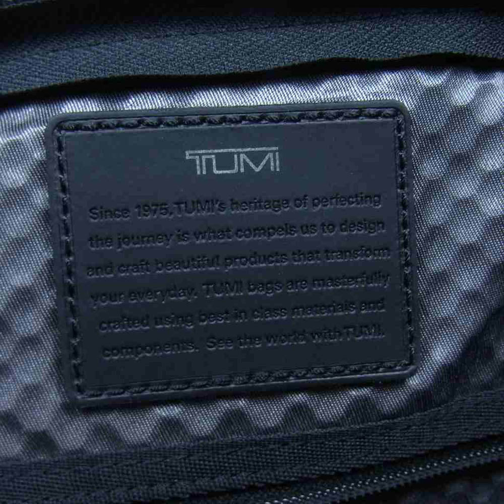 TUMI トゥミ 232610NVY ALPHA BRAVO アルファブラボ チャールストン コンパクト ブリーフケース ビジネスバッグ ネイビー系【中古】